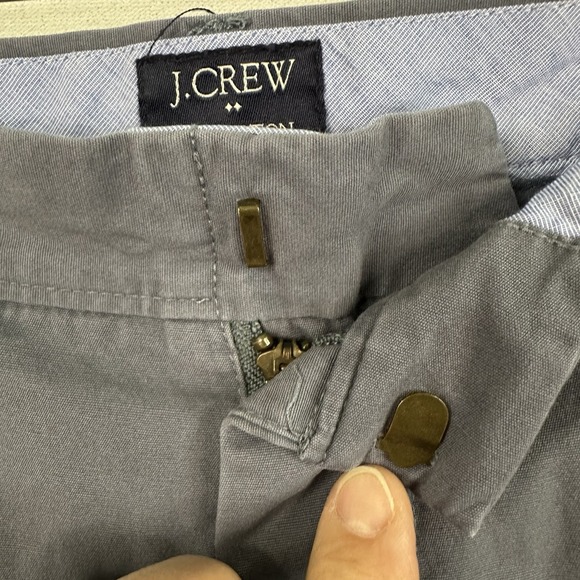 J Crew Rivington Mens 38‎ Blue Cotton Chino Preppy - Picture 4 of 8